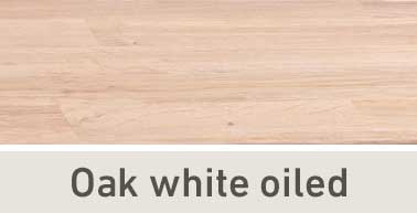 white oiled oak tread for staircase