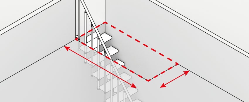 measuring a staircase