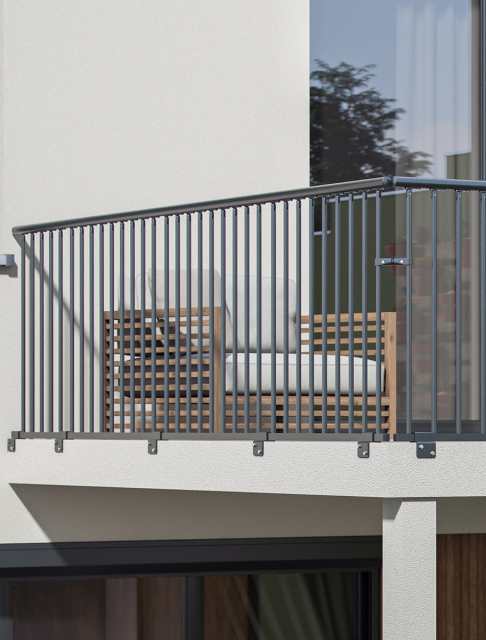 Landing banister TORONTO Anthracite 