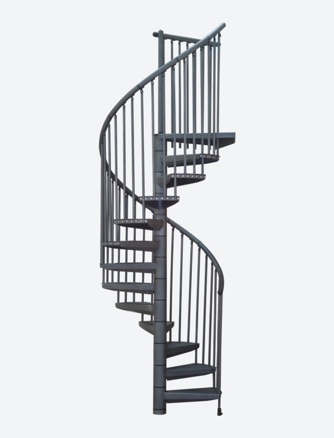 Spiral staircase DELTA Black