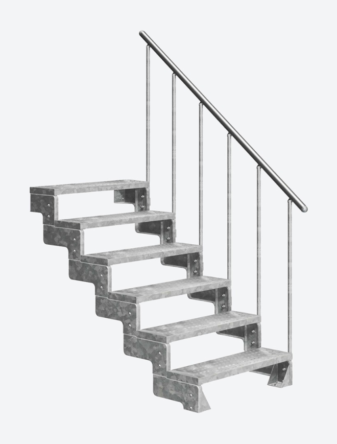 Outdoor Staircase Gardentop Metal perforated treads 