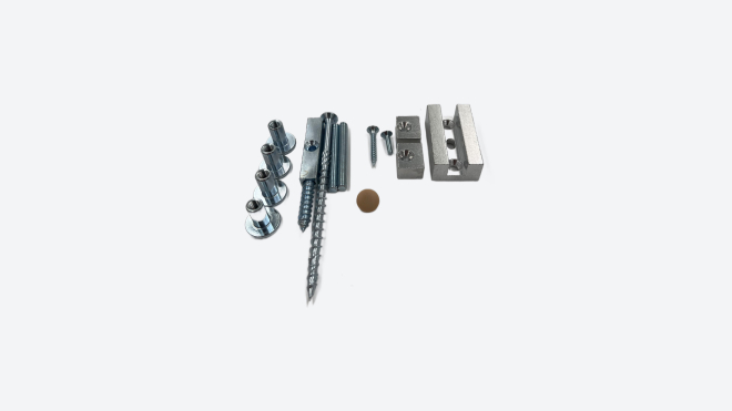 MADEIRA extra screws for corner kit post Black