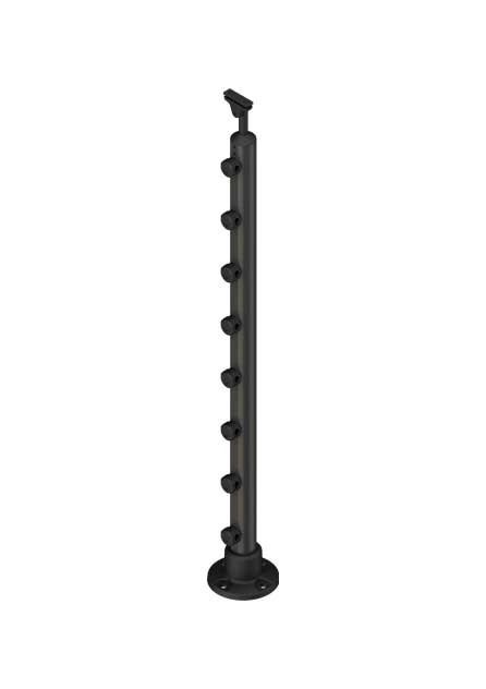 Banister post PROVA 8 Anthracite Anthracite, RAL 7016