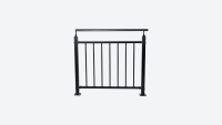 Balustrade kit ACADIA Black, RAL 9005