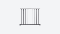 Landing banister TORONTO Anthracite 