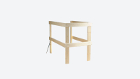 Loft ladder balustrade